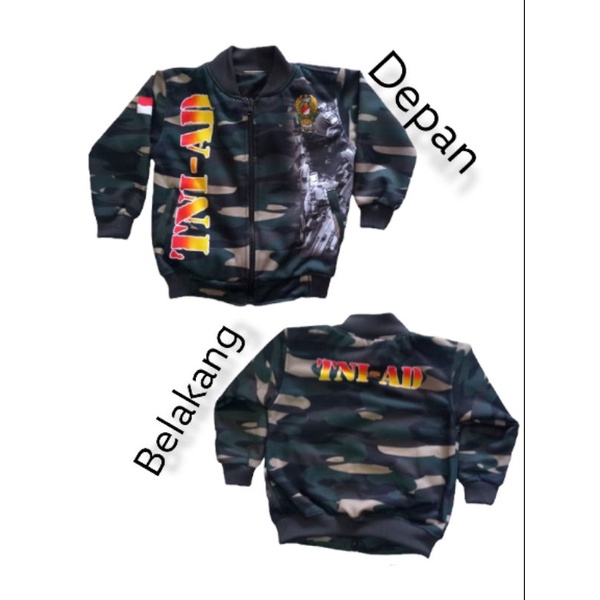 Jaket Army Tni Anak unisex model terbaru tahun 2022