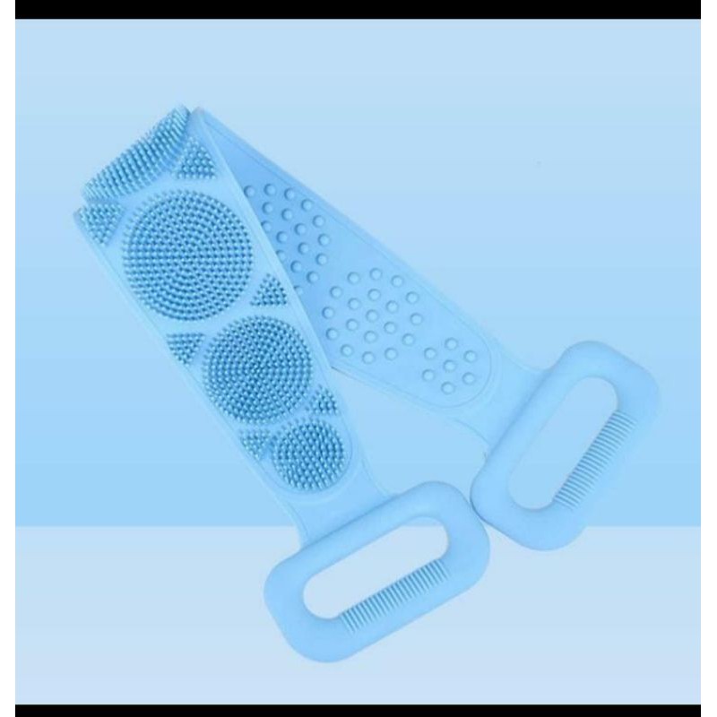 Sikat Punggung Scrubber /Silicone Bath Brush Massage Towel -Silikone Mandi Punggung Karet