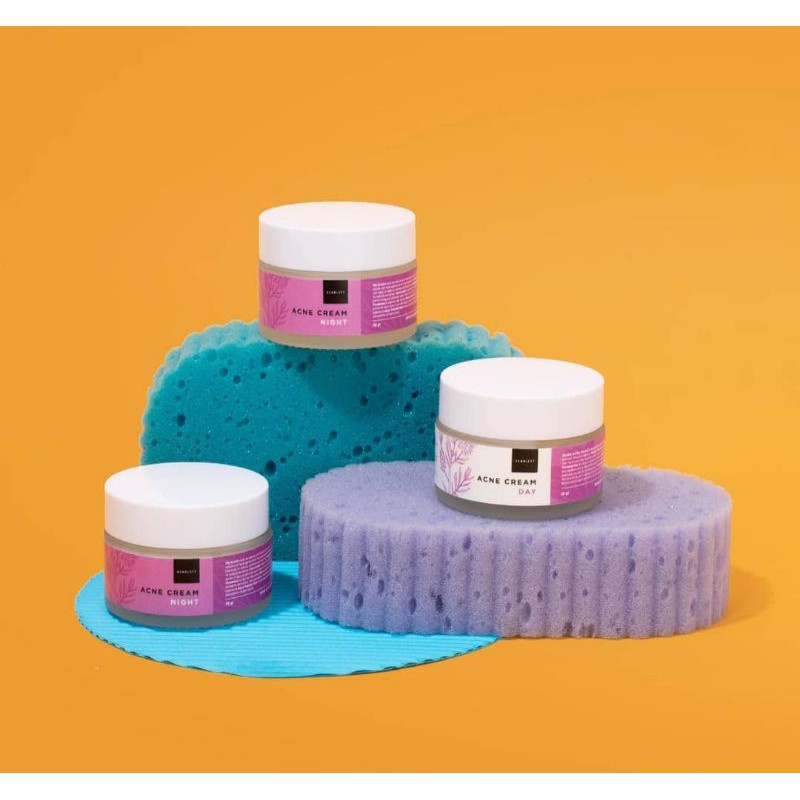 cream Scarlett siang malam acne