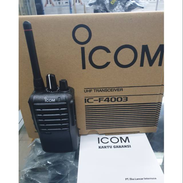 HT ICOM IC-F4003 UHF (350-400mHz) terbaru dari icom