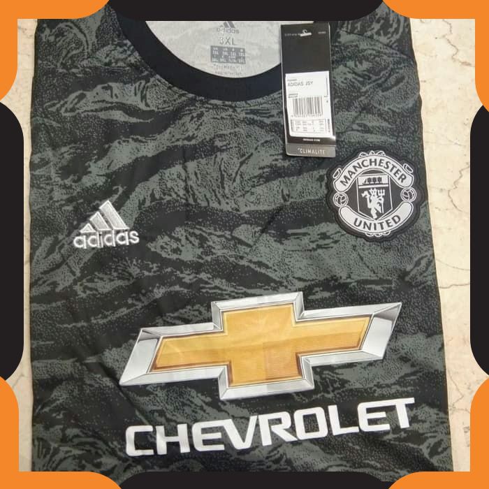 {COD}10 KAOS JERSEY  ZIPPER JERSEY BIG SIZE JUMBO MU GK KIPER ANAK PRIA  KAOS BOLA GRADE ORI