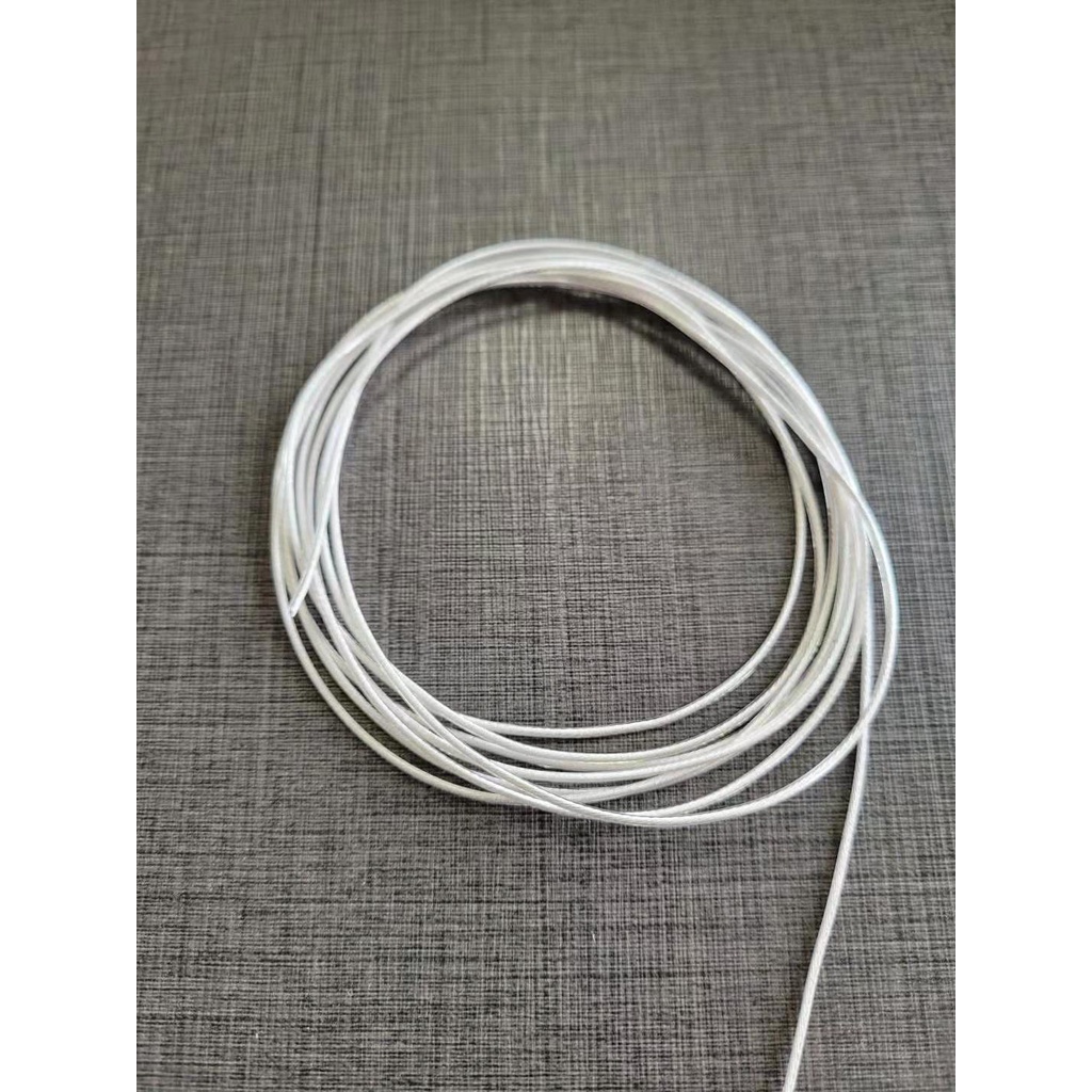 Kabel Earphone Bahan Tembaga Lapis Silver Panjang 5m 1.2mm