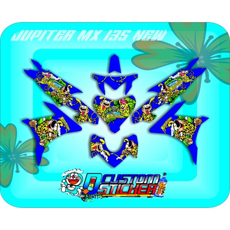 Sticker decal jupiter mx new decal jupiter mx 135 new