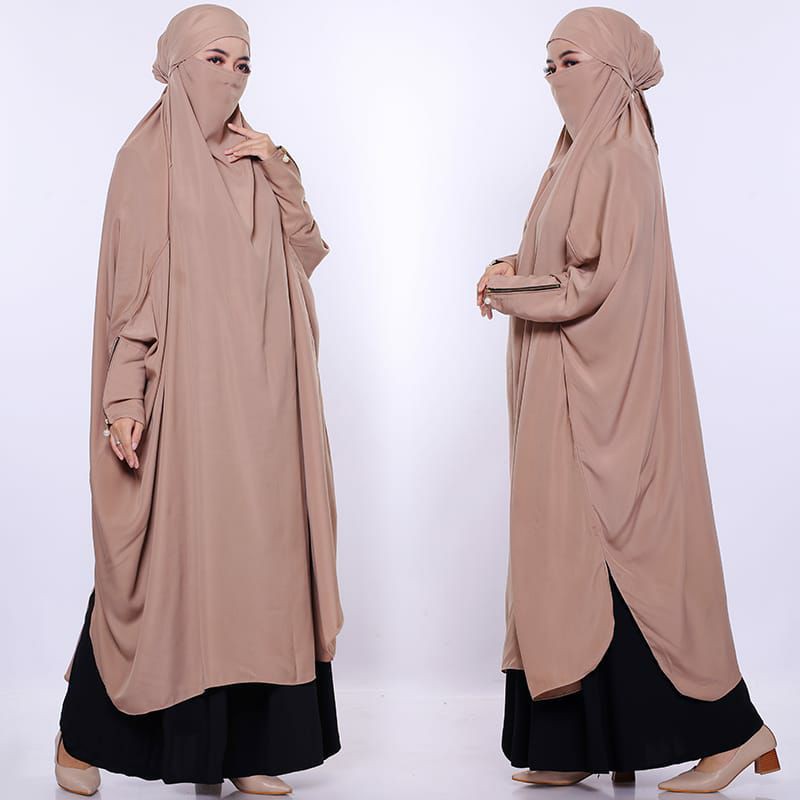 Long Khimar FRENCH KHIMAR JUMBO / HIJAB SYARI /KHIMAR SYARI