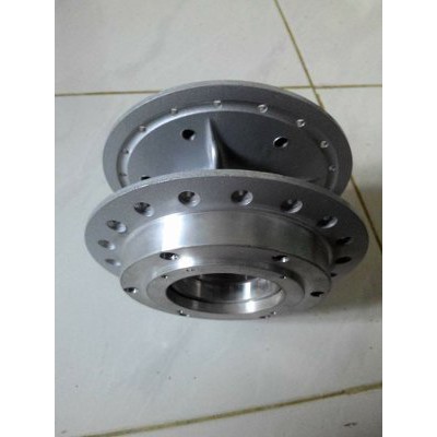 tromol depan ori scorpio custom double disk