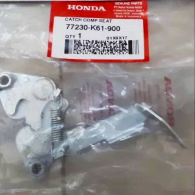 Catch Comp Seat Lock Dudukan Lawan Kunci Jok Sadel Beat Pop Asli HGP 77230-K61-900