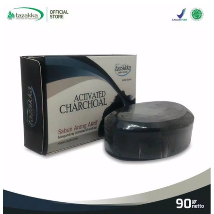 Sabun Mandi Herbal ARANG ACTIVATED CHARCOAL tazakka original Asli