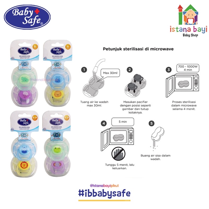Baby Safe Pacifier PC02M / Kompeng Bayi