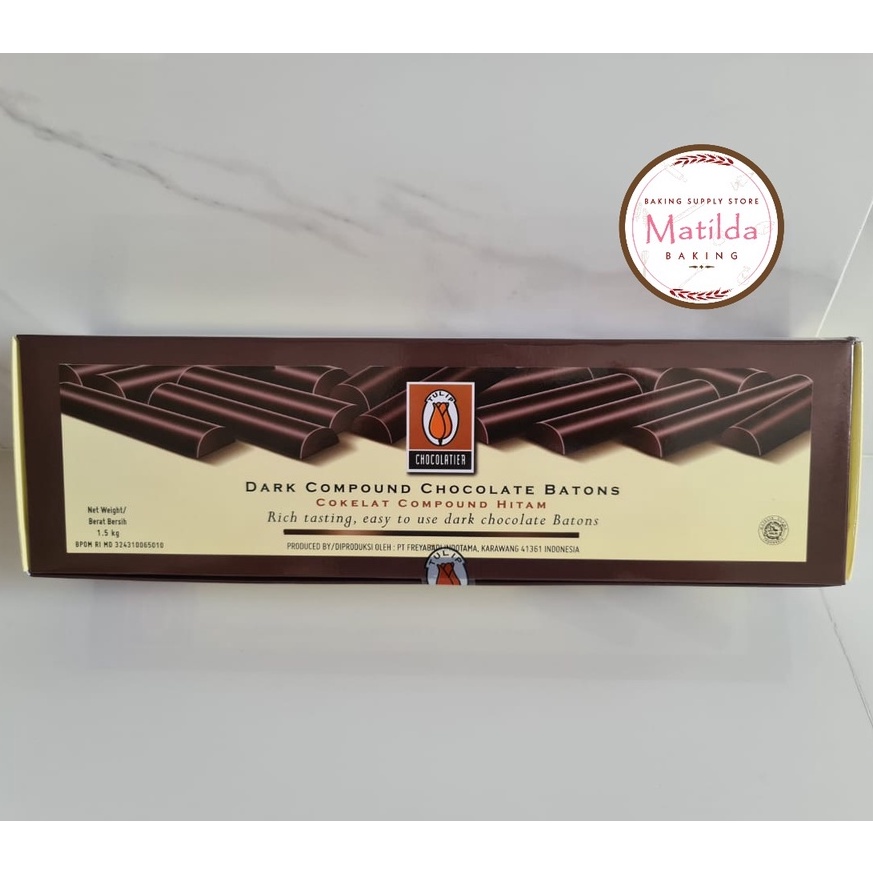 

Tulip Dark Chocolate Compound Button 1kg