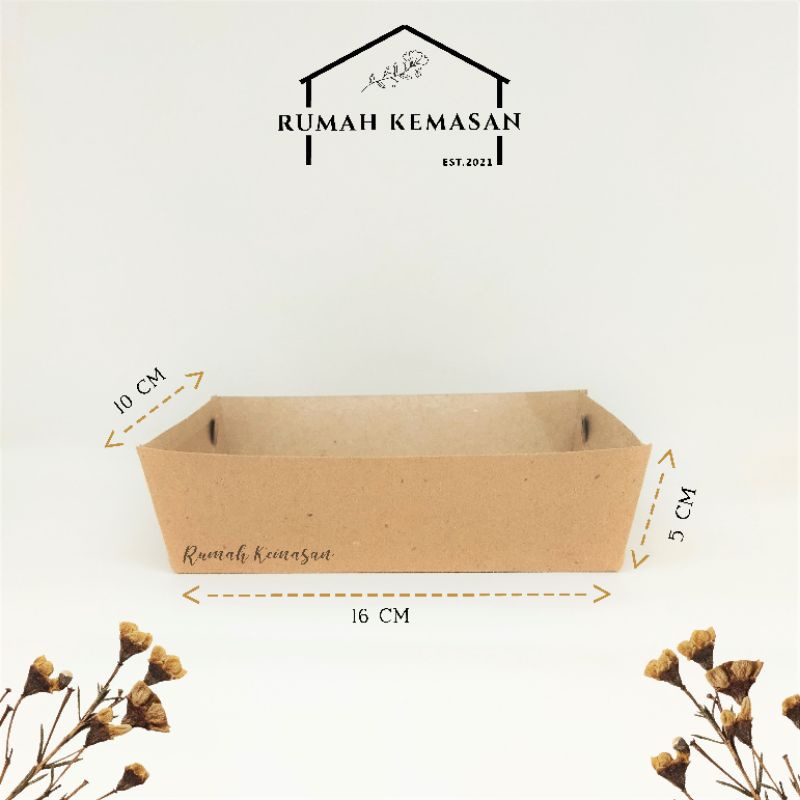 

Kraft Tray 16 x 9 x 5