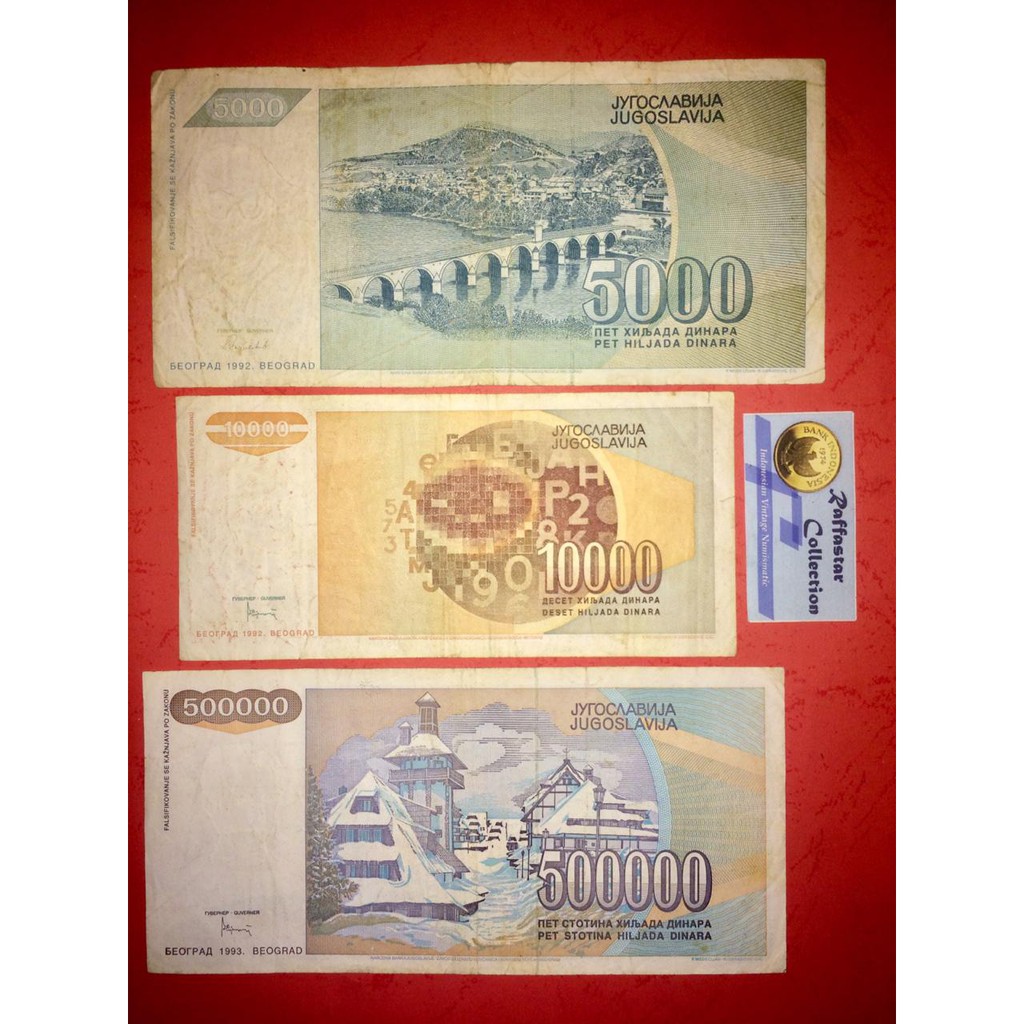 Uang Asing Yugoslavia Pecahan Besar Shopee Indonesia