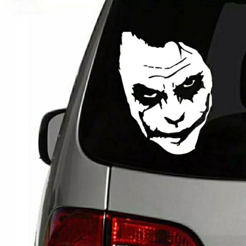 stiker Joker, stiker Cutting Joker, stiker mobil, motor , laptop