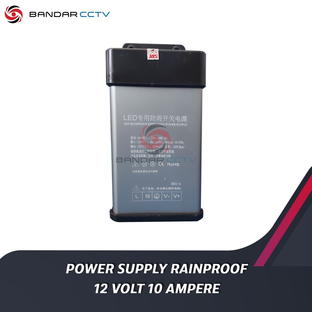 Led Rainproof Switching Power Supply 12 Volt 10 Ampere