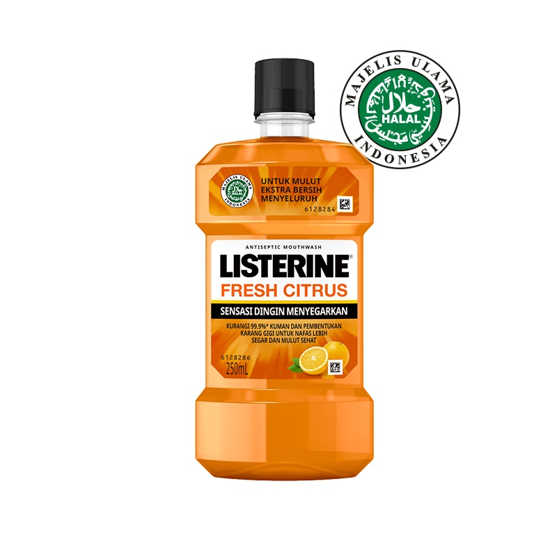 Listerine Mouth Wash Fresh Citrus 250ml