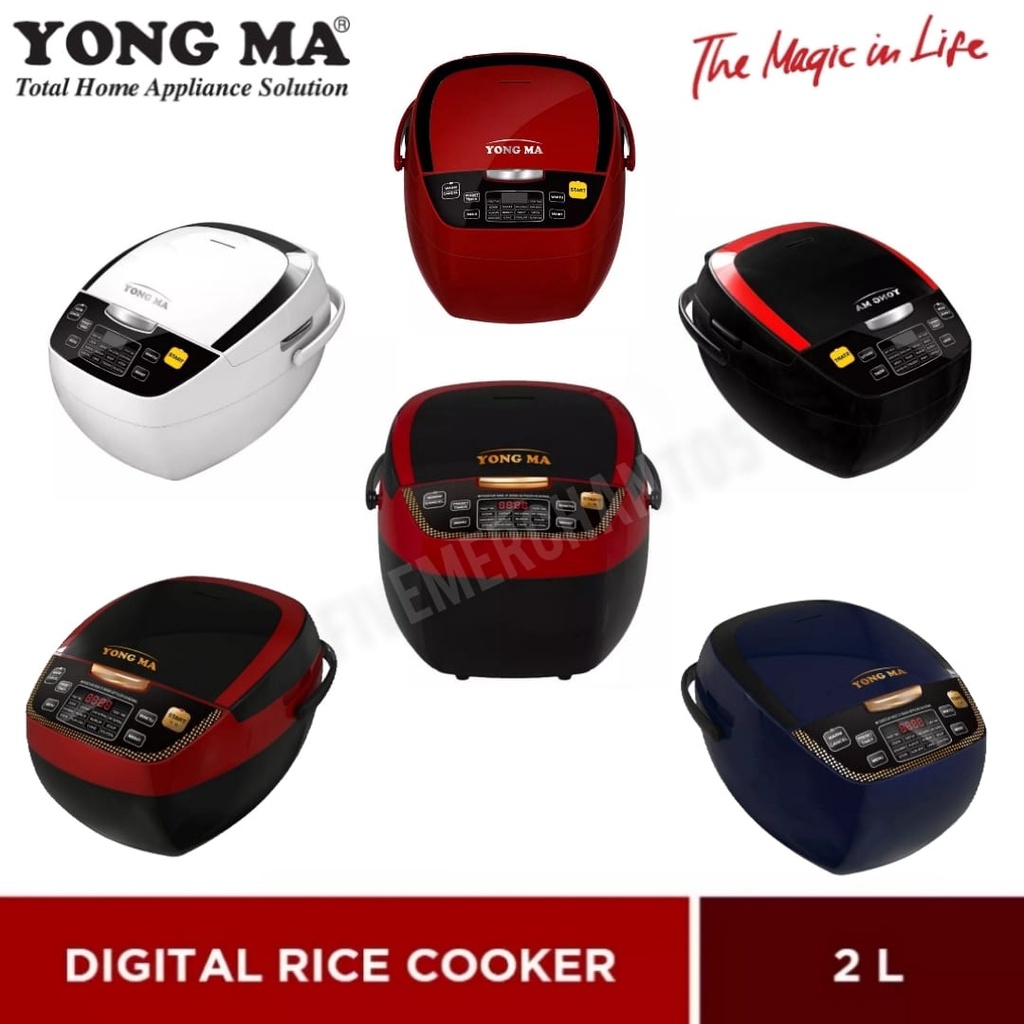 Magic Com Yongma Digital SMC 8017 2 Liter Rice Cooker Yongma 2117 Yongma Digital Yong Ma 8017