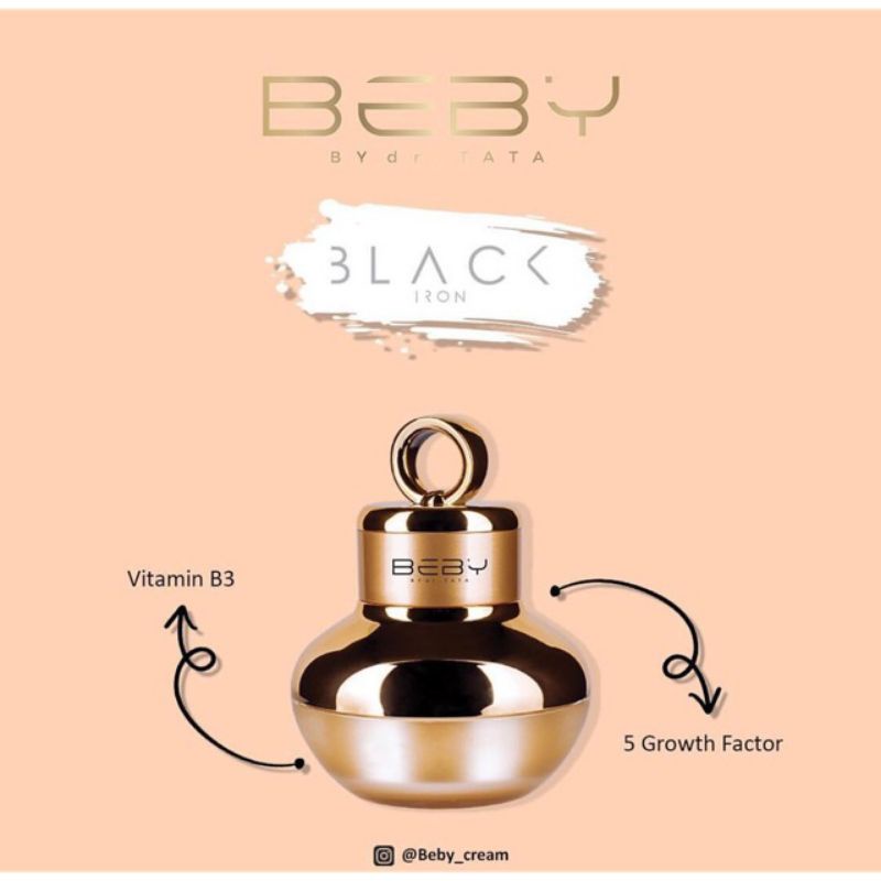 BLACK IRON DETOX BEBY CREAM BY DR TATA (Klinik Dermapro Jakarta) New