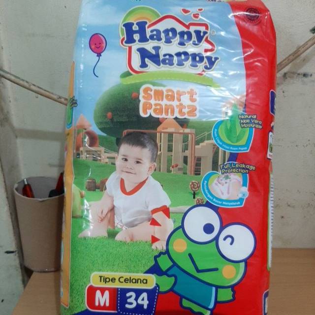 Happy nappy smart pants S40 M34 L30  XL26 S M L XL popok anak celana baby (no.69)