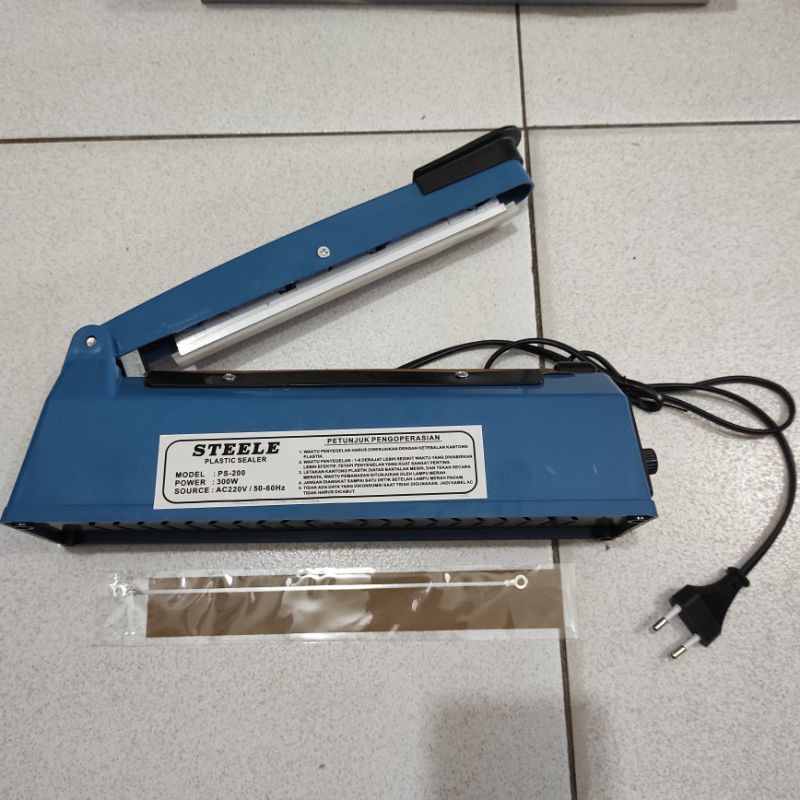 Mesin Press Plastik Stelle 20cm / 200mm / Impuls Sealer seal perekat Listrik