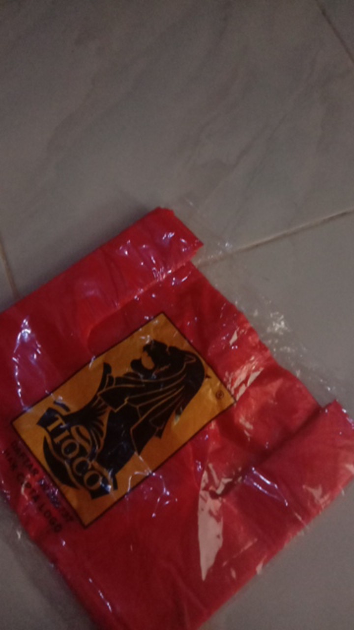 Plastik Kresek Tioco Merah Ukuran Besar