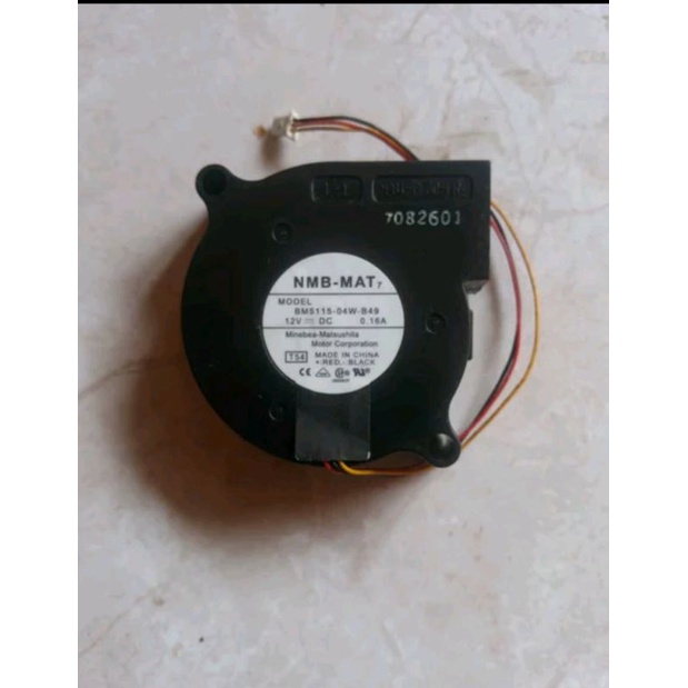 FAN KIPAS BLOWER PROYEKTOR EPSON ORIGINAL NMB BM5115-04W-B49 0.16A 12V GARANSI