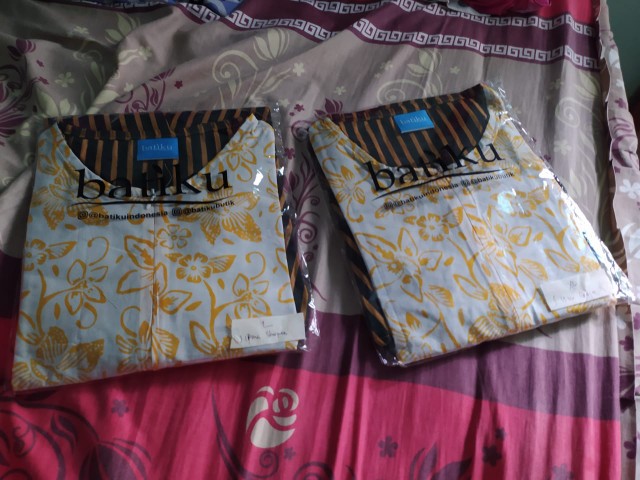 Tunik Batik Hestia Daun Salur