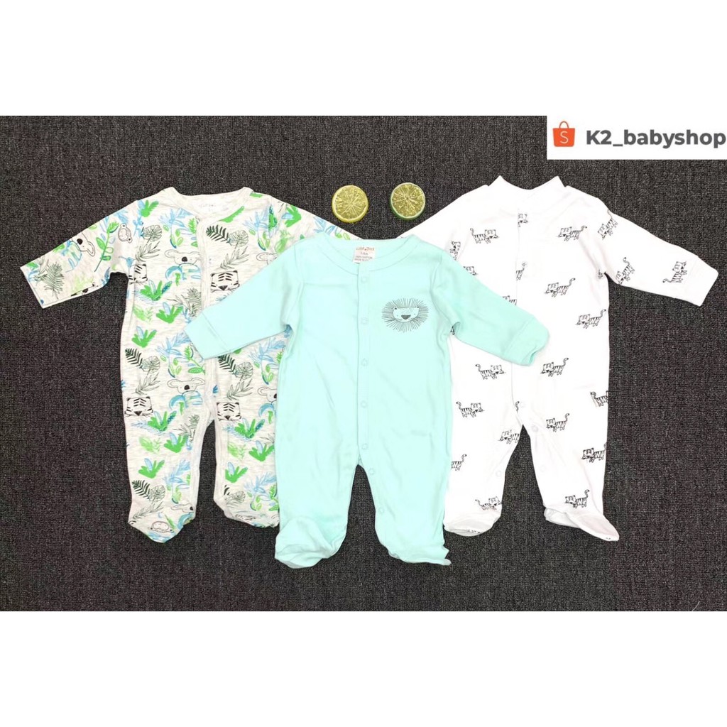 BABY K2 - BABY SLEEPSUIT MOTIF LION MEREK LITTLEDUCK 1 PACK ISI 3PCS KODE 00023