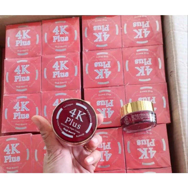 4K Plus Whitening Night Cream With Goji Berry For Acne