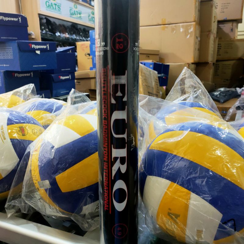 kok euro hitam dan biru/ kok badminton