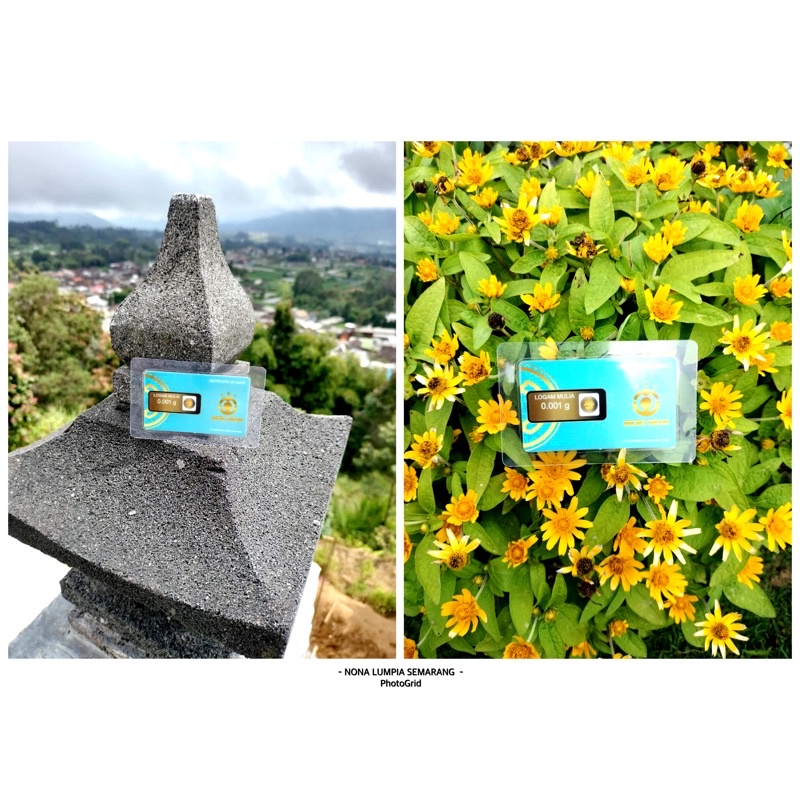 microgram emas asli dijamin original 0,001 gr minigram baby gold microgram souvenir