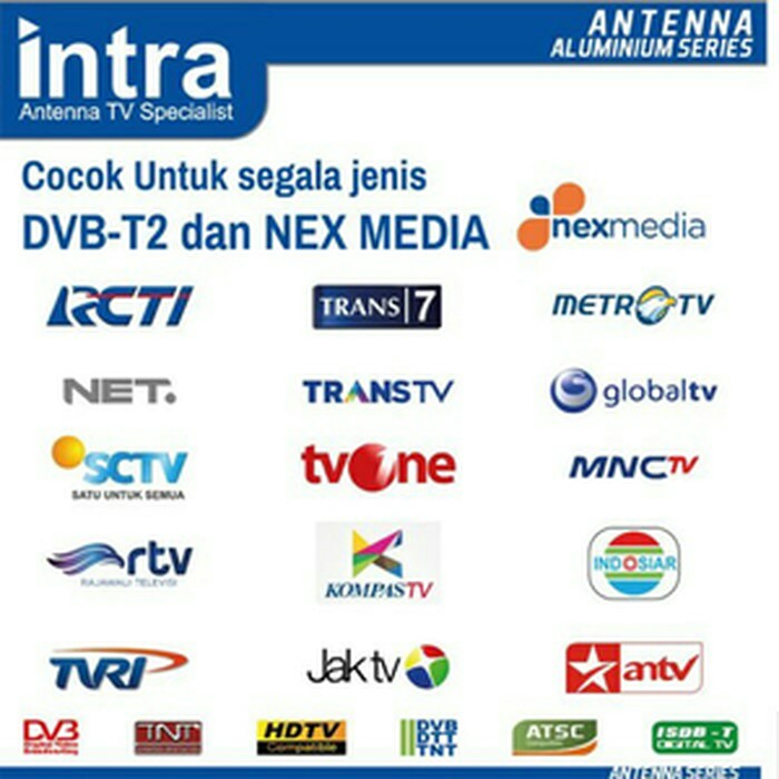 Antena Antene TV Indoor Dalam Digital Indoor INTRA INT-HD14 Kualitas OK