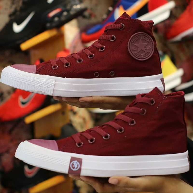 Converse Chuck Taylor New Release Undefeated High Full Putih