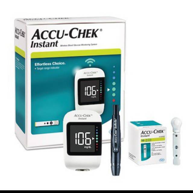 Accu Chek Instan Alat meter tes Gula Darah