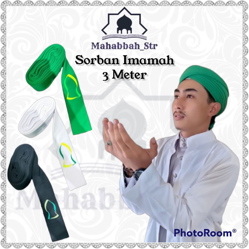 Sorban Imamah Panjang 3 Meter