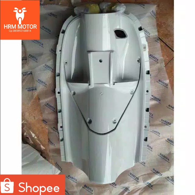 cover body dek kunci / dashboard SCOOPY KARBU putih