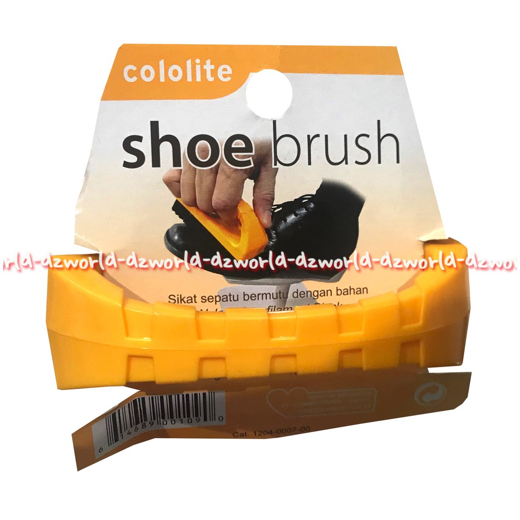 Cololite Sikat Sepatu Kuning Shoes Brush Yellow Kololite Cololait Brushes Colo Lite Sikat Untuk Membersihkan Sepatu Shoe