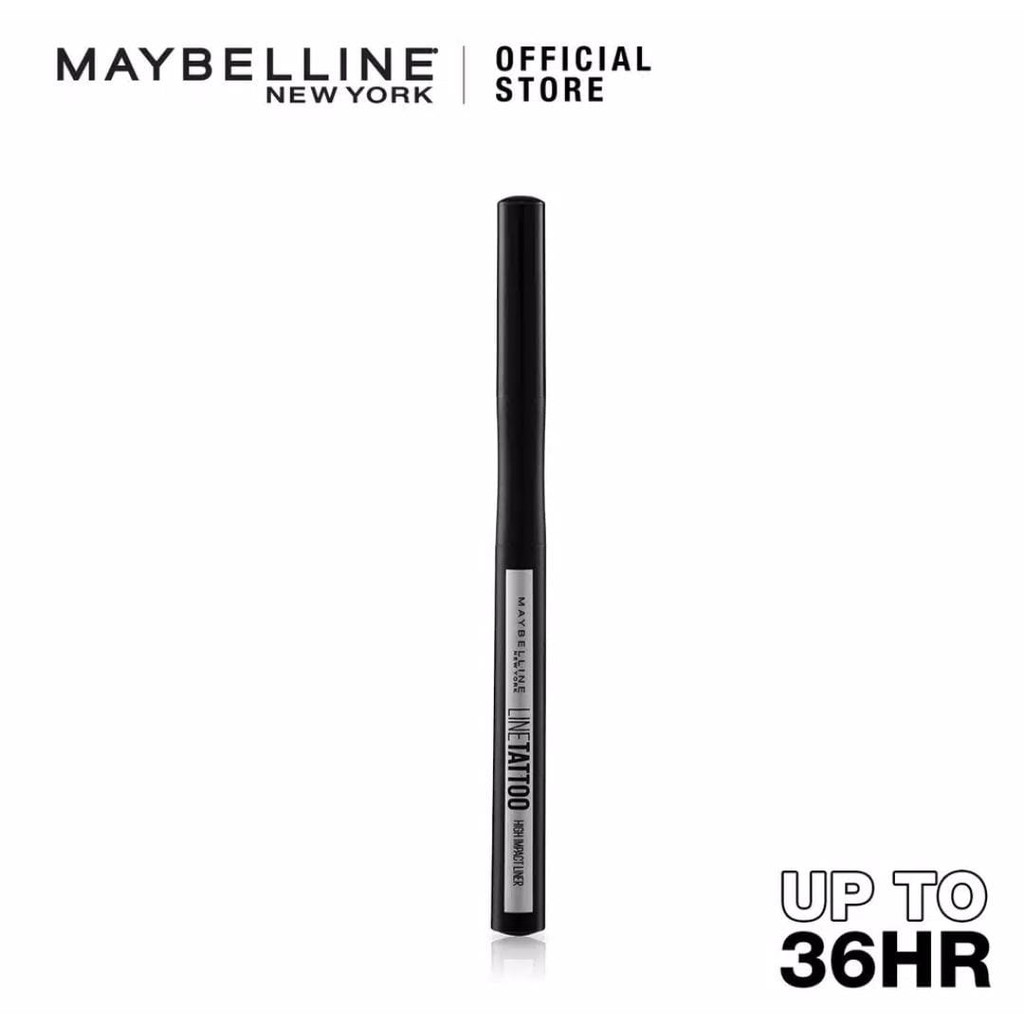 Maybelline Line Tattoo High Impact -    BLACK (Kemasan Baru Pakai Dus )