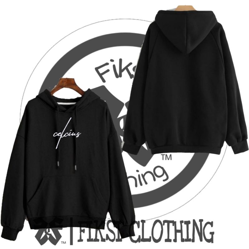 JAKET SWEATER HOODIE CELCIUS IDN LOGO KEREN