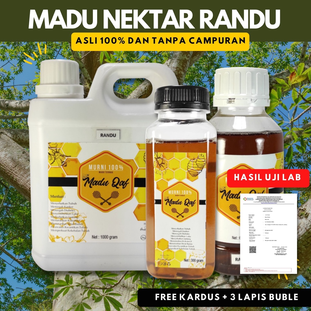 

[Pasti Asli] Madu Nektar Randu 650 gr dan 1 kg