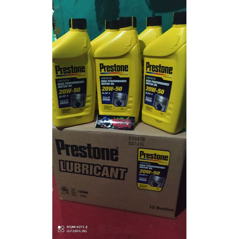 Oli Prestone 20W-50 SYNTHETIC