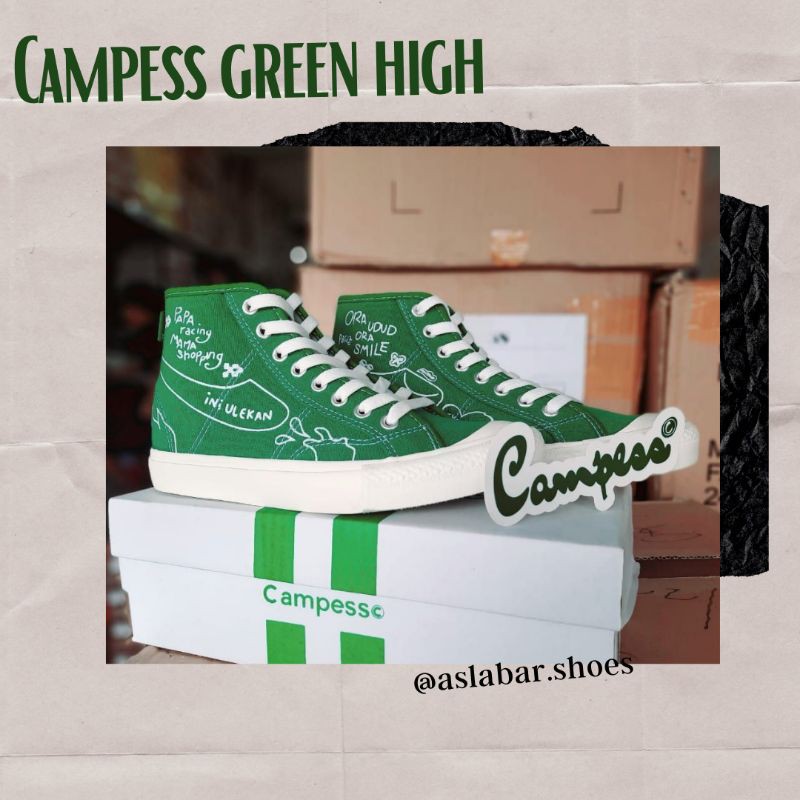 CAMPESS RAKYAT GREEN HIGH (100% ORIGINAL)