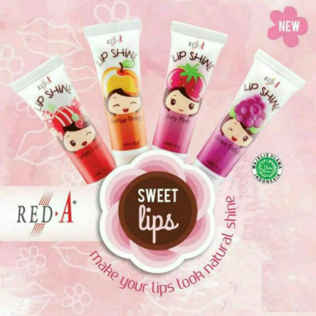 Red-A Lip Shine | 4 Varian Warna