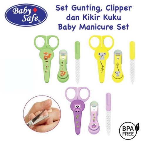 Baby Safe Manicure Set Gunting Kuku Bayi RKM 102