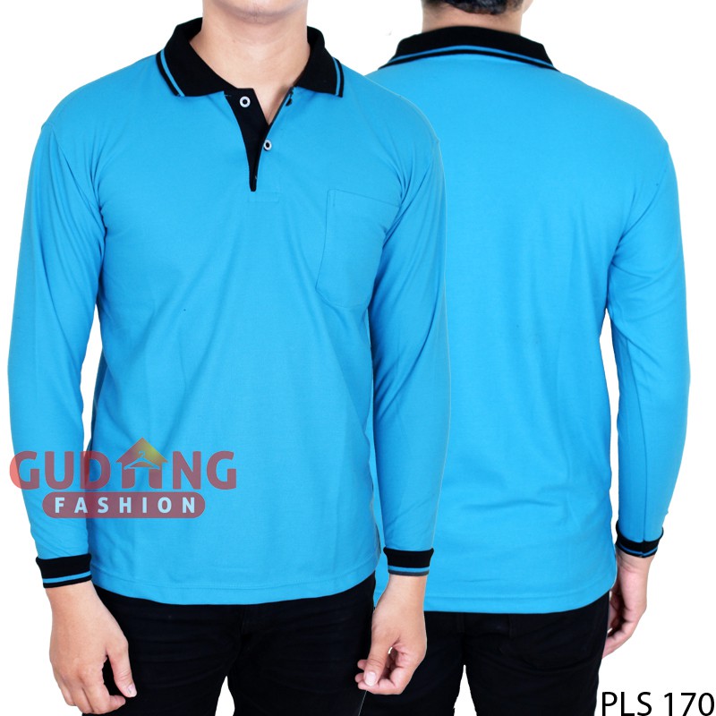 Kaos Kerah Lengan Panjang PLS 170