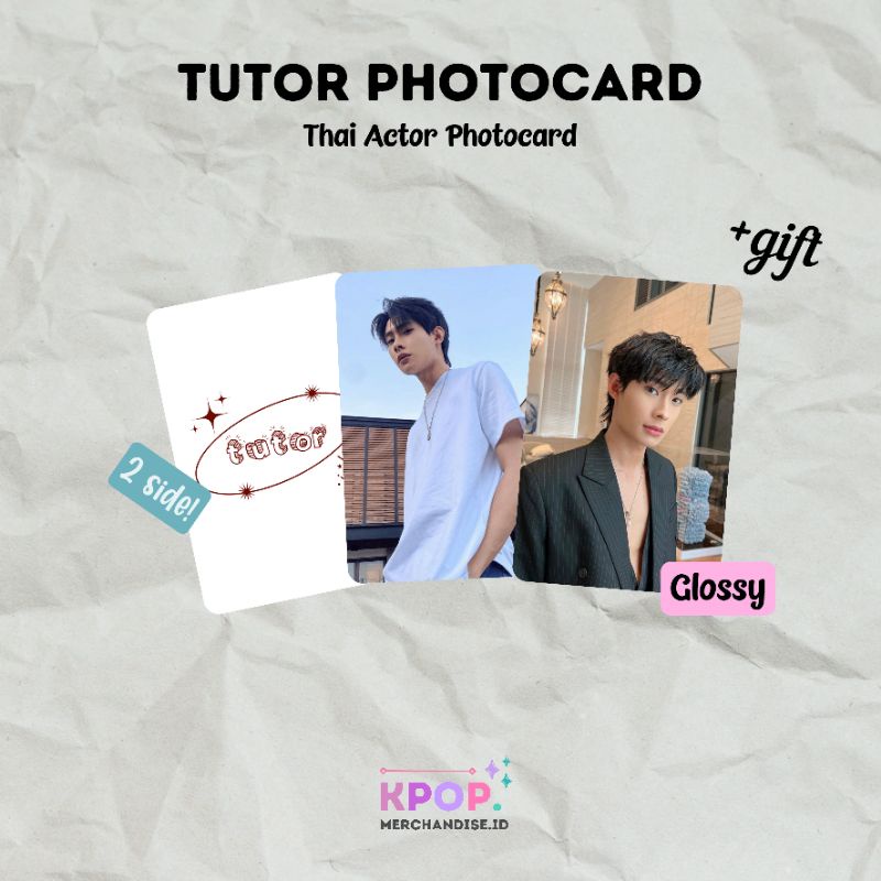 TUTOR KORAPHAT PHOTOCARD THAI ACTOR RAIKANTOPENI