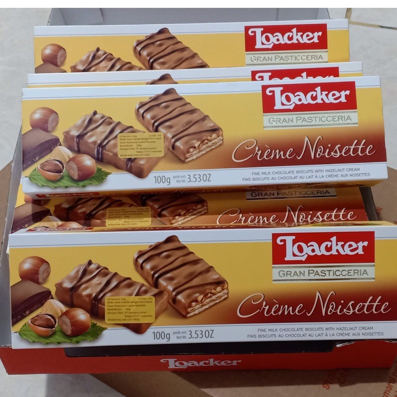 LOACKER GRAN PASTICCERIA CREME NOISETTE 100 gram