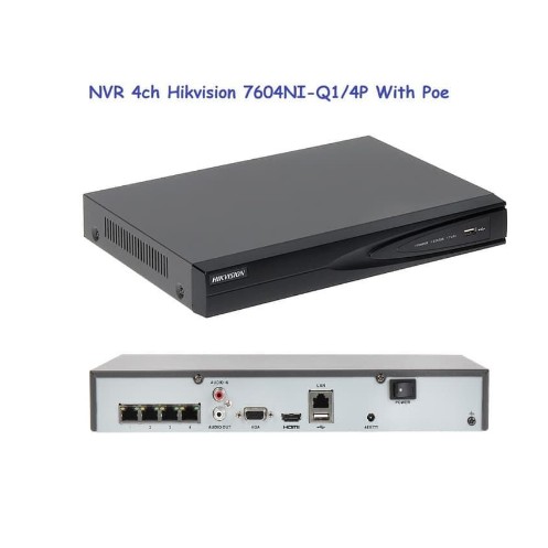 NVR 4ch HIKVISION DS-7604NI-Q1/4P