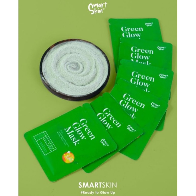 Green Glow Mask (100% ORI) bisa COD-2