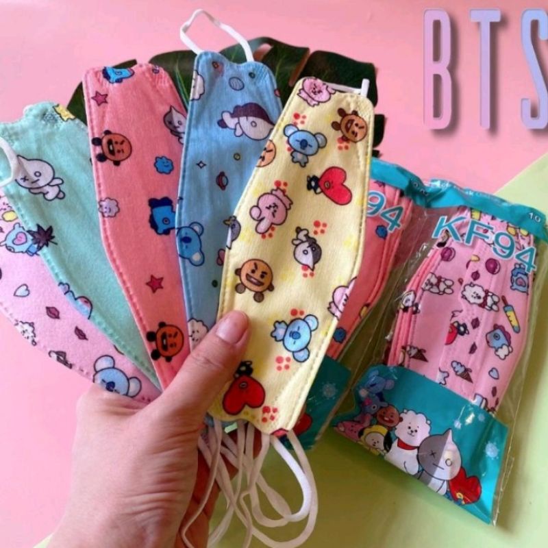 Masker Kf94 mix BTS anak
