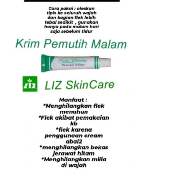 [PRODUK 6YR] Lis skincare Night whitening salep (kemasan baru slide ke 2) MYT