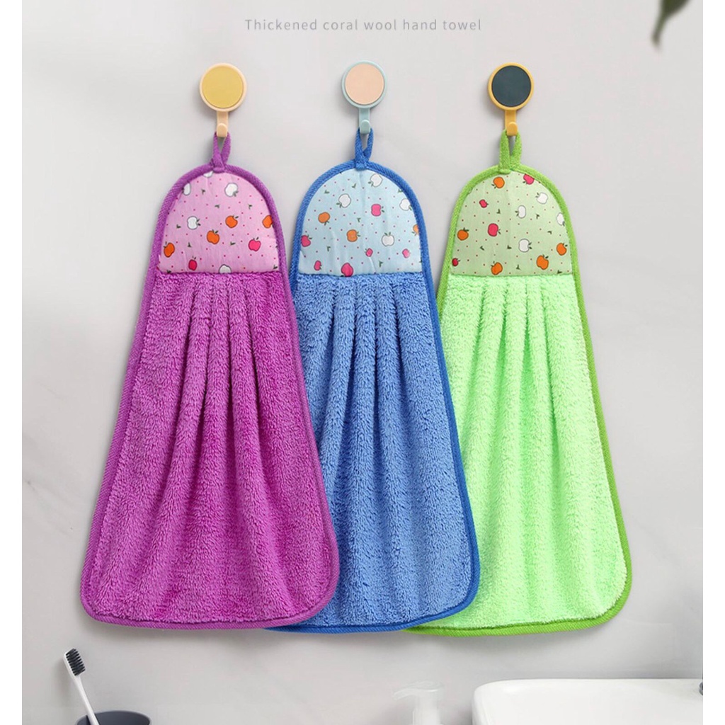 Kain Lap Tangan Gantung Hand Towel Motif Handuk Lap Tangan Model Gantung Serbaguna